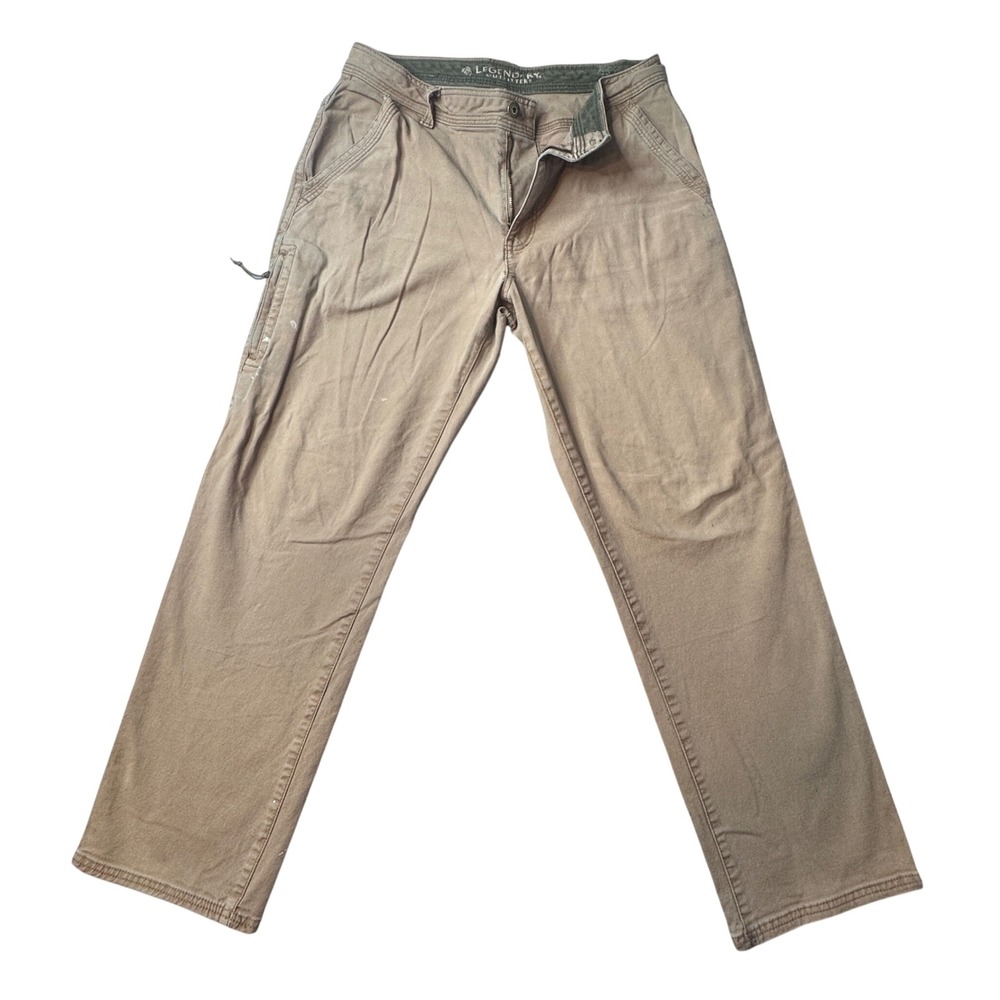 Legendary Outfitters Pants Mens 34x32 (34x29) Brown Workwear Utility Distressed